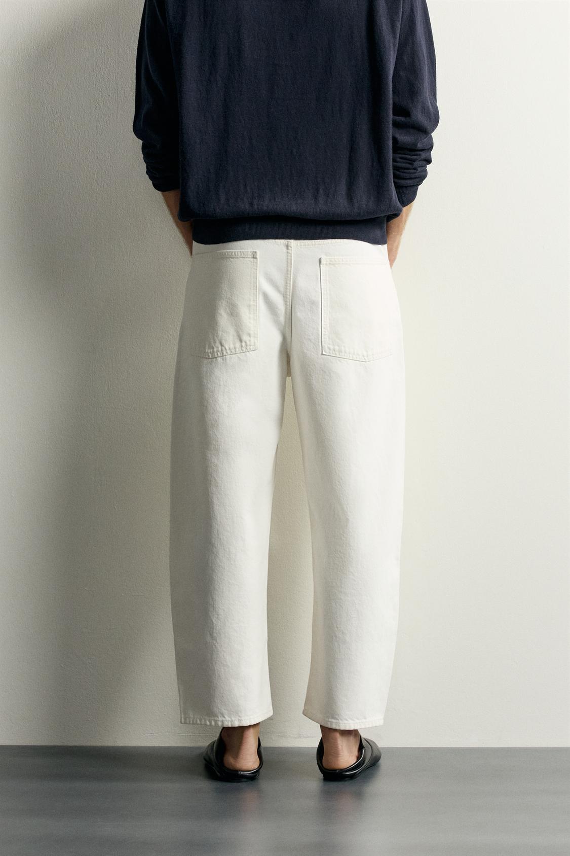 Baggy Fit Jeans – White