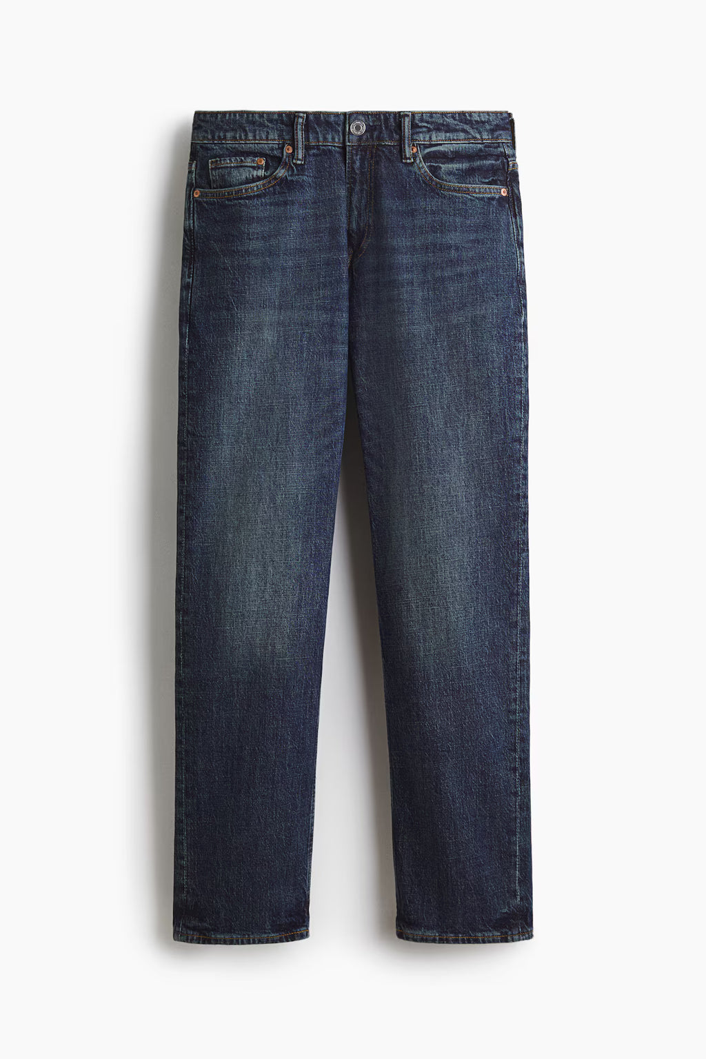 Relaxed Straight Fit Jeans – Light Indigo
