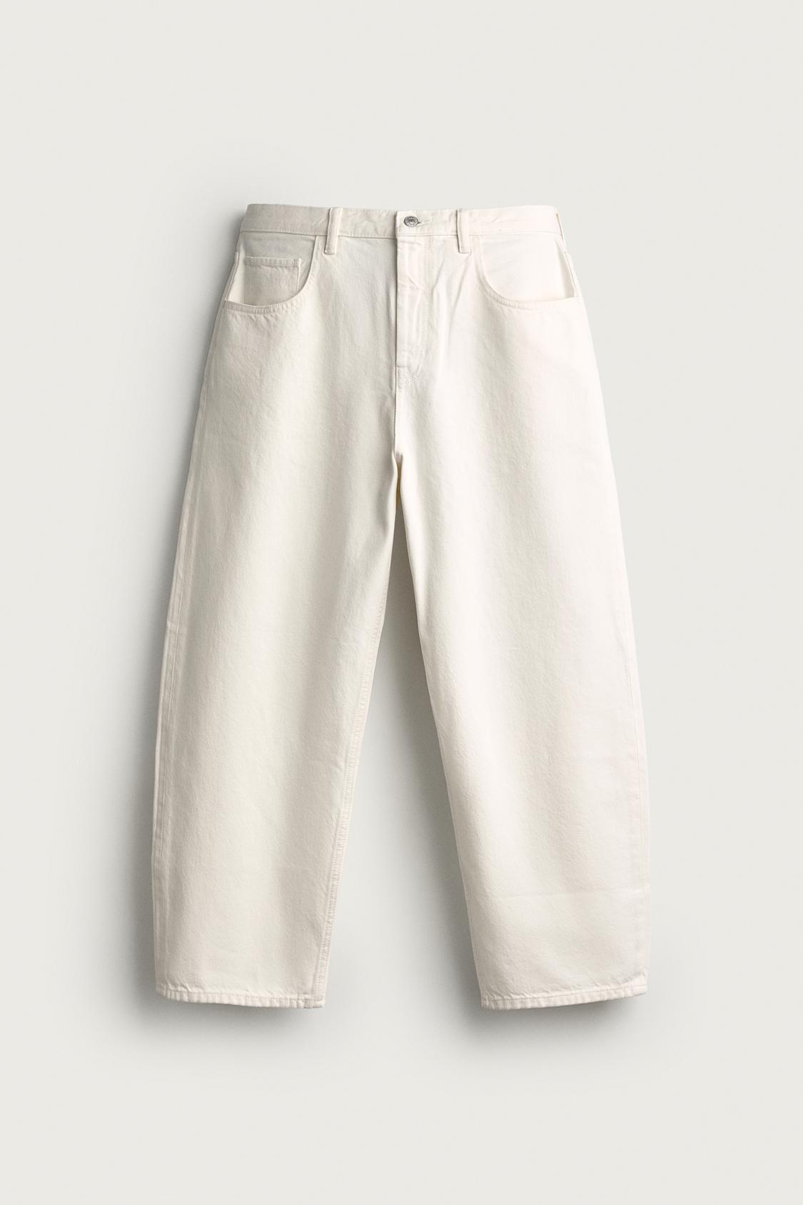 Baggy Fit Jeans – White