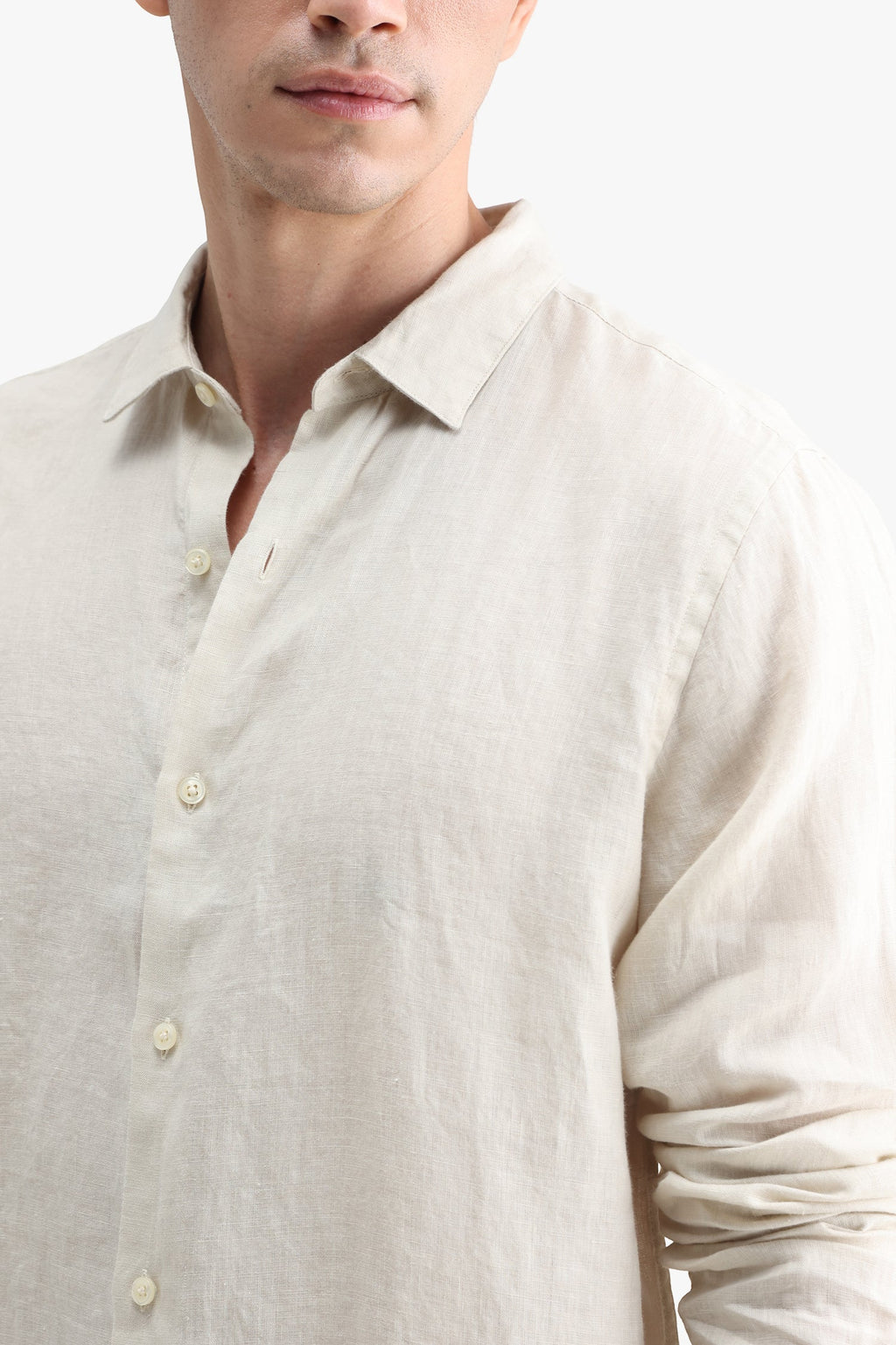 Linen Shirt – Ivory