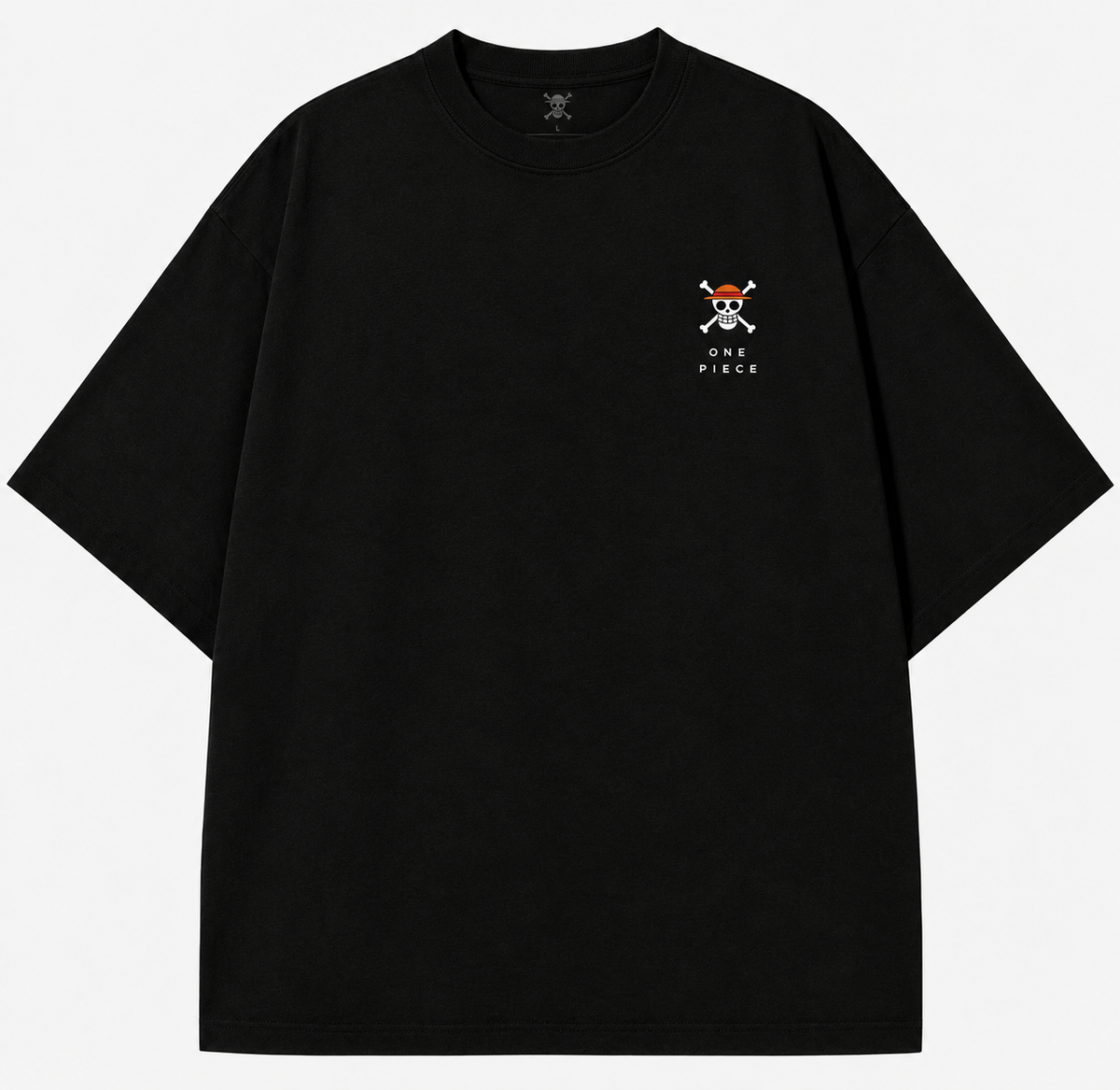 Five Pirates Panel Oversized T-Shirt – Black