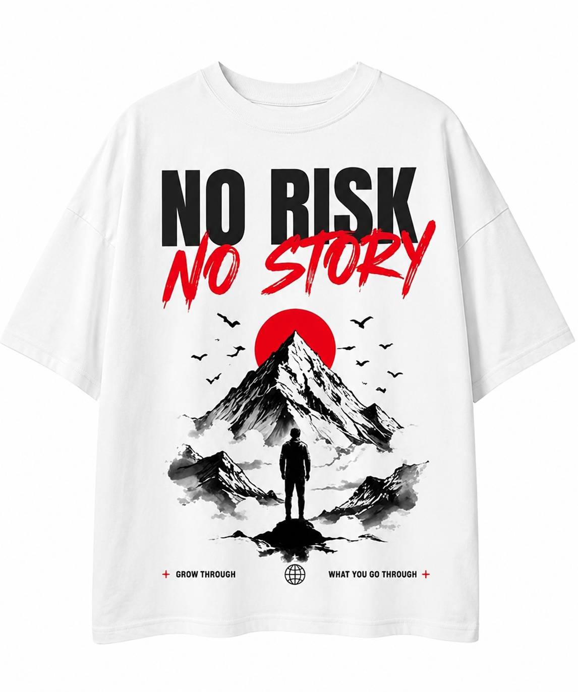 No Risk No Story Oversized T-Shirt