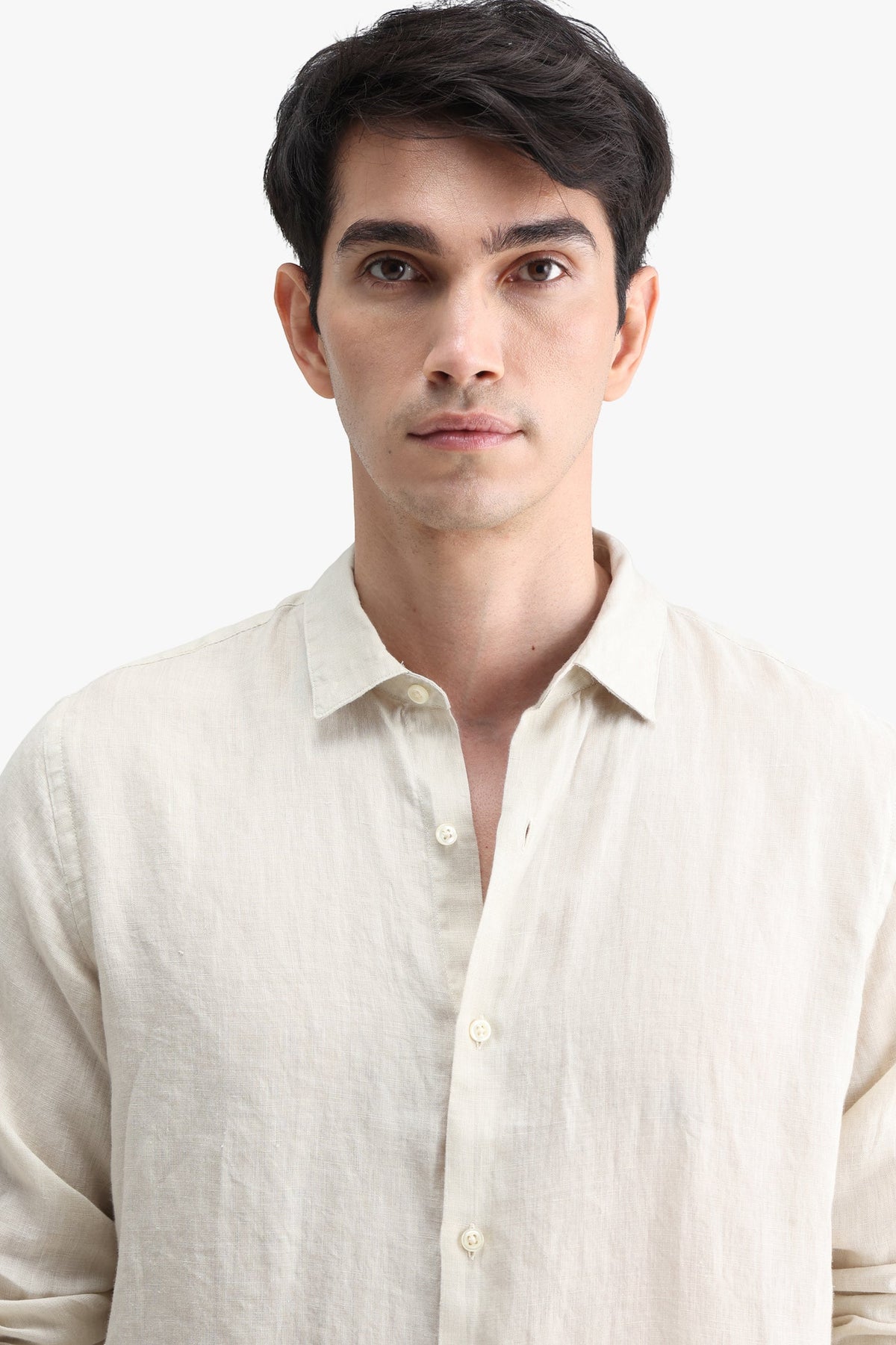 Linen Shirt – Ivory