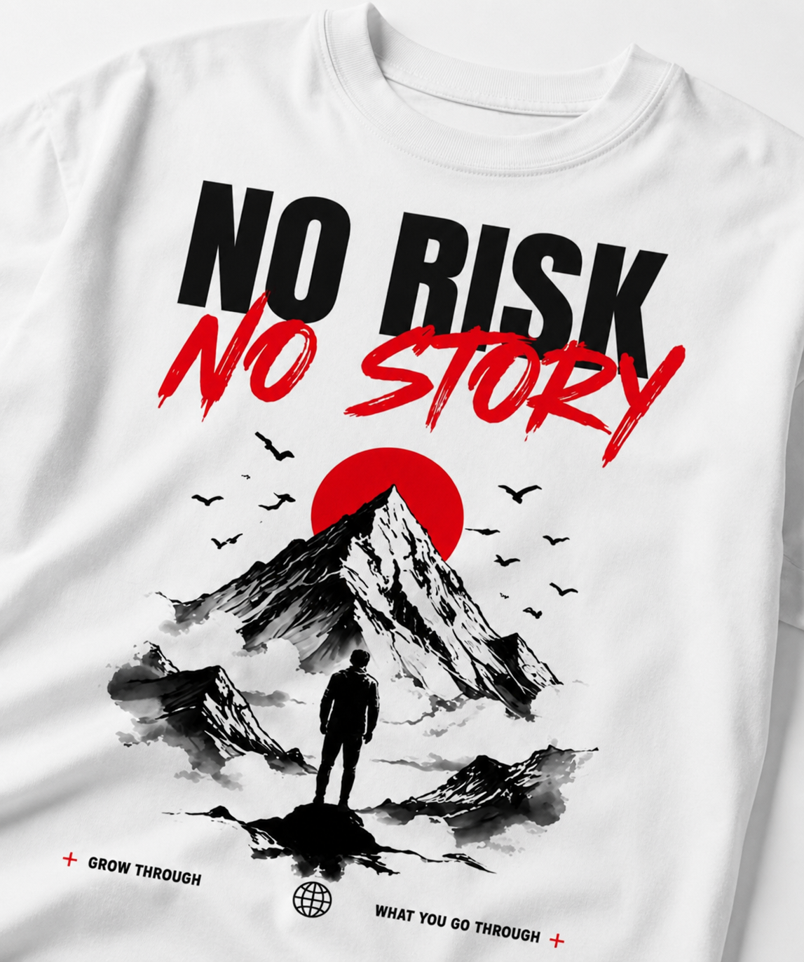 No Risk No Story Oversized T-Shirt