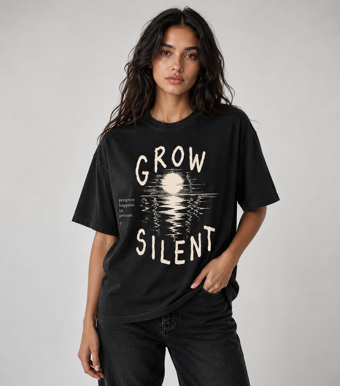 Grow Silent Oversized T-Shirt