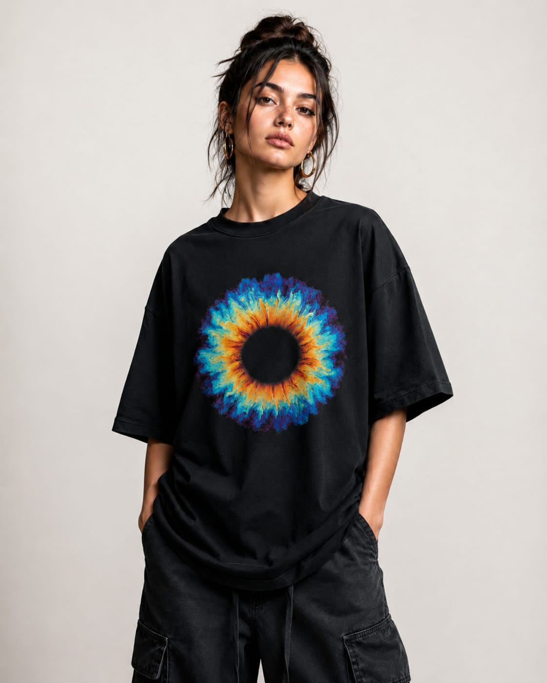 Eclipse Sun Oversized T-Shirt
