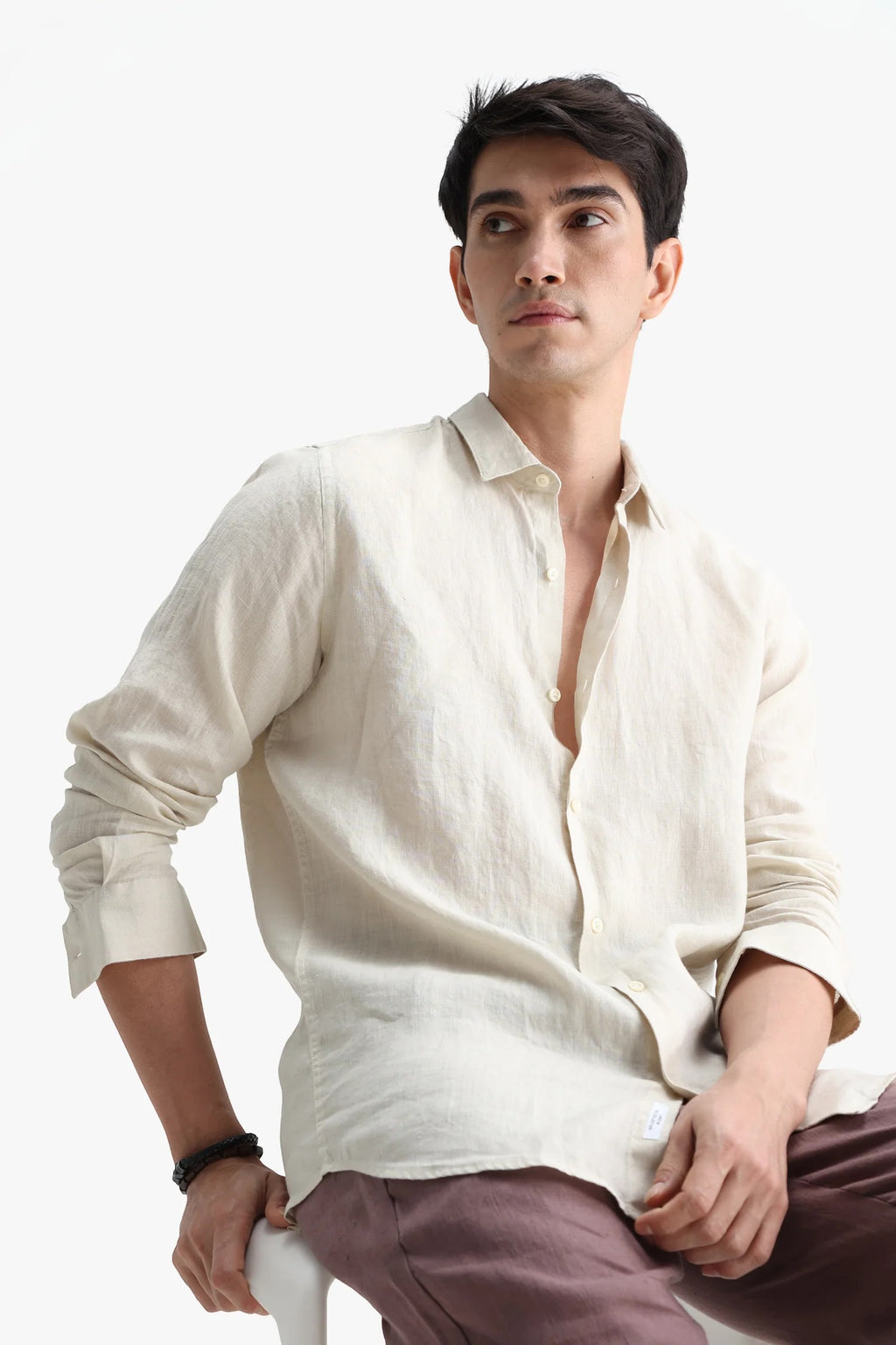 Linen Shirt – Ivory