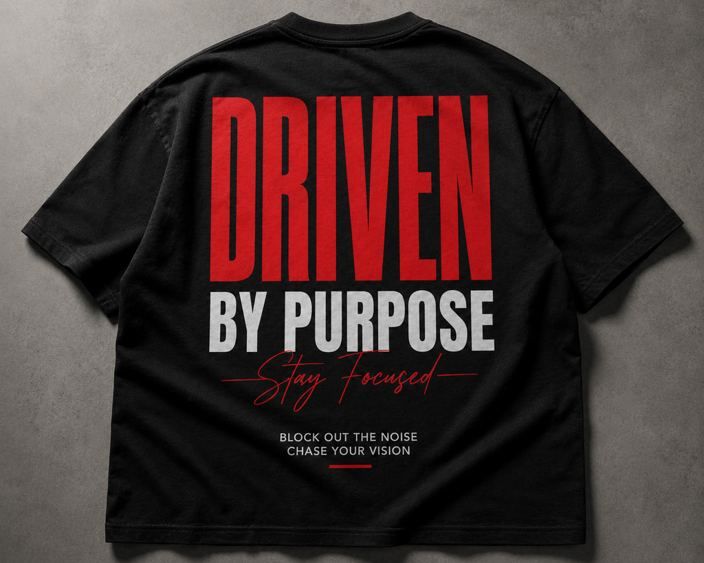 Driven By Purpose t-shirt back