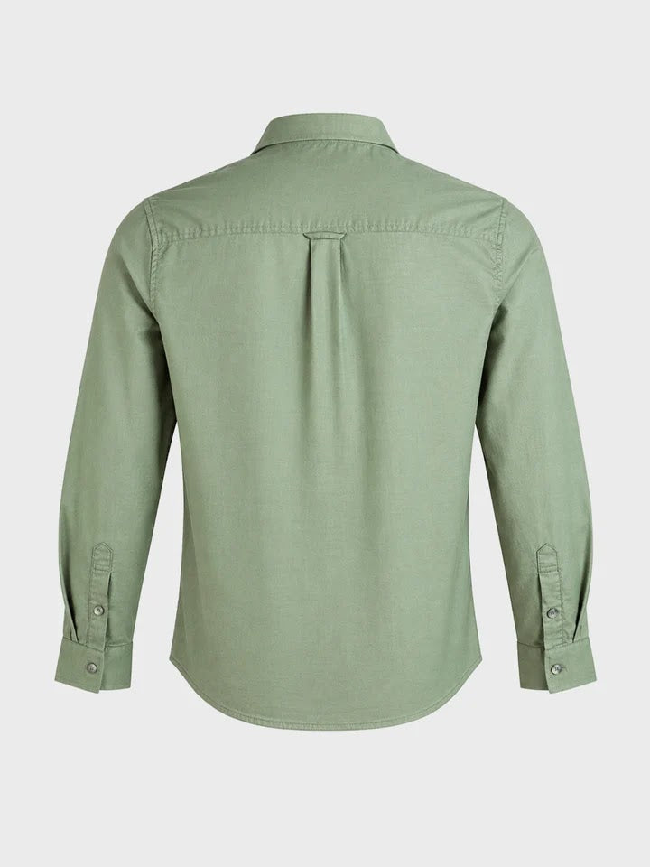 Pista green linen shirt