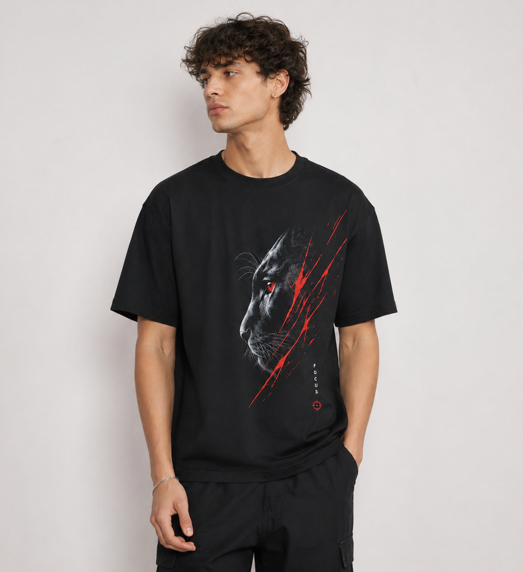 Shadow Panther Oversized T-Shirt