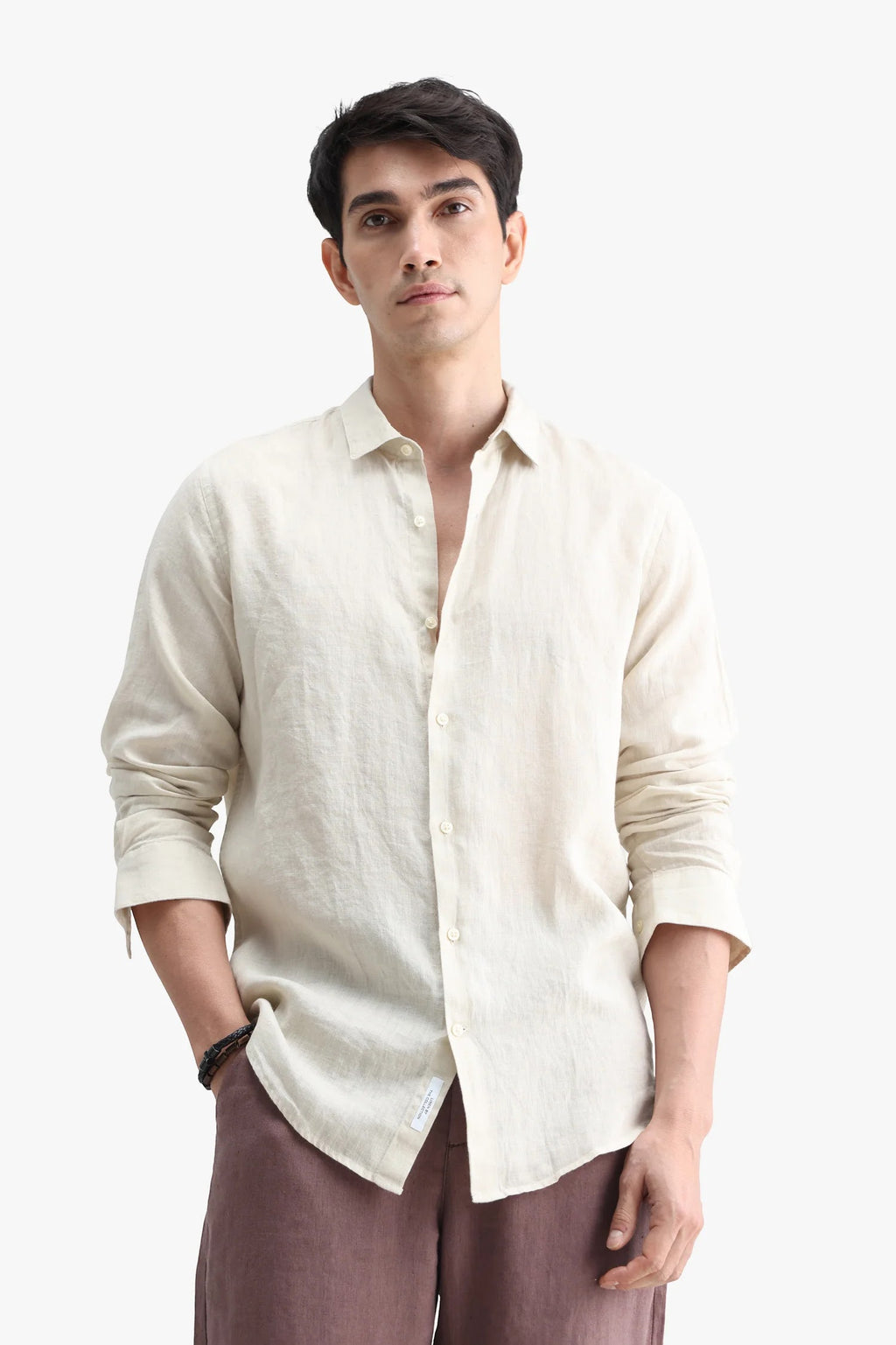 Linen Shirt – Ivory