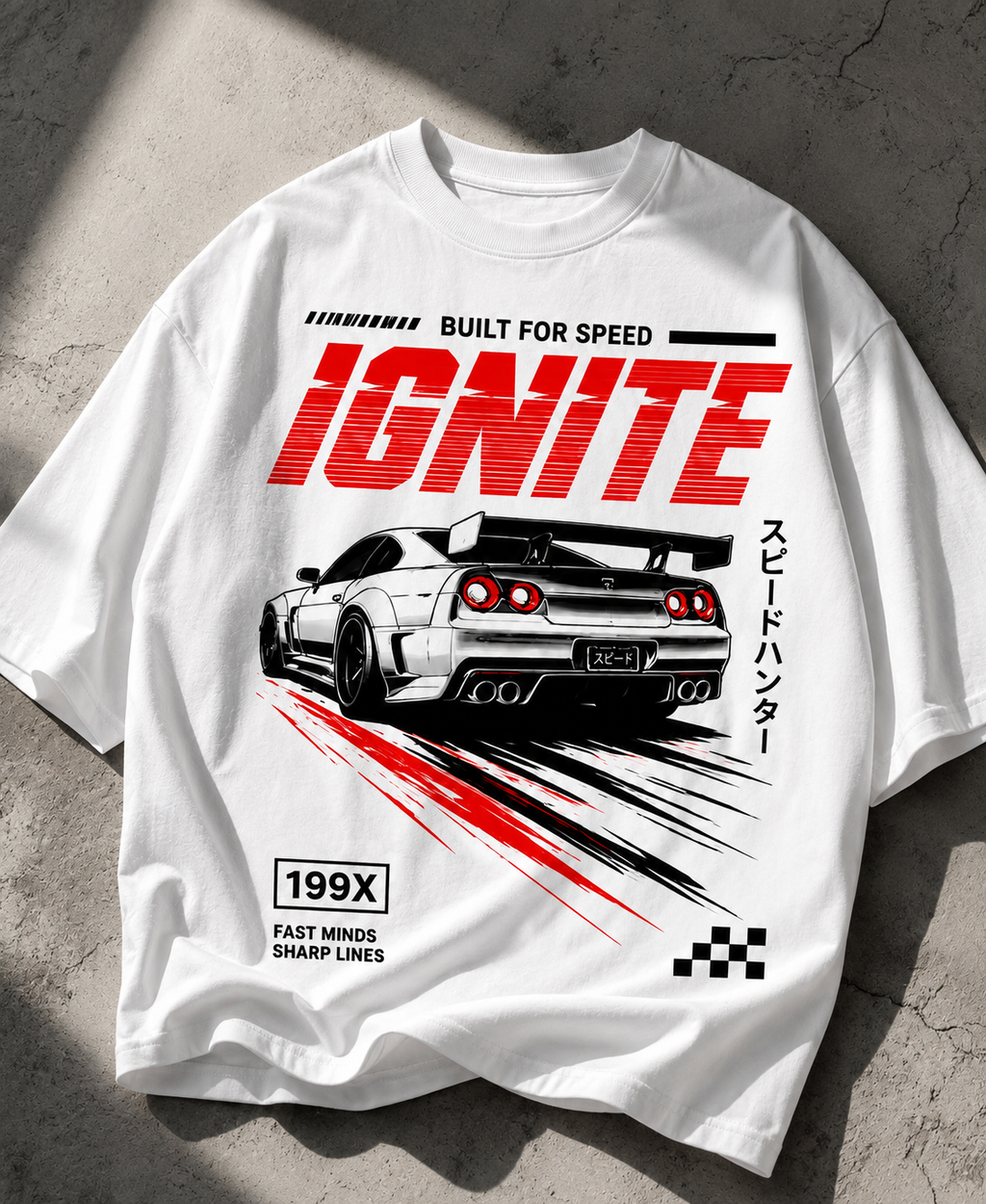 Ignite Built For Speed Oversized T-Shirt