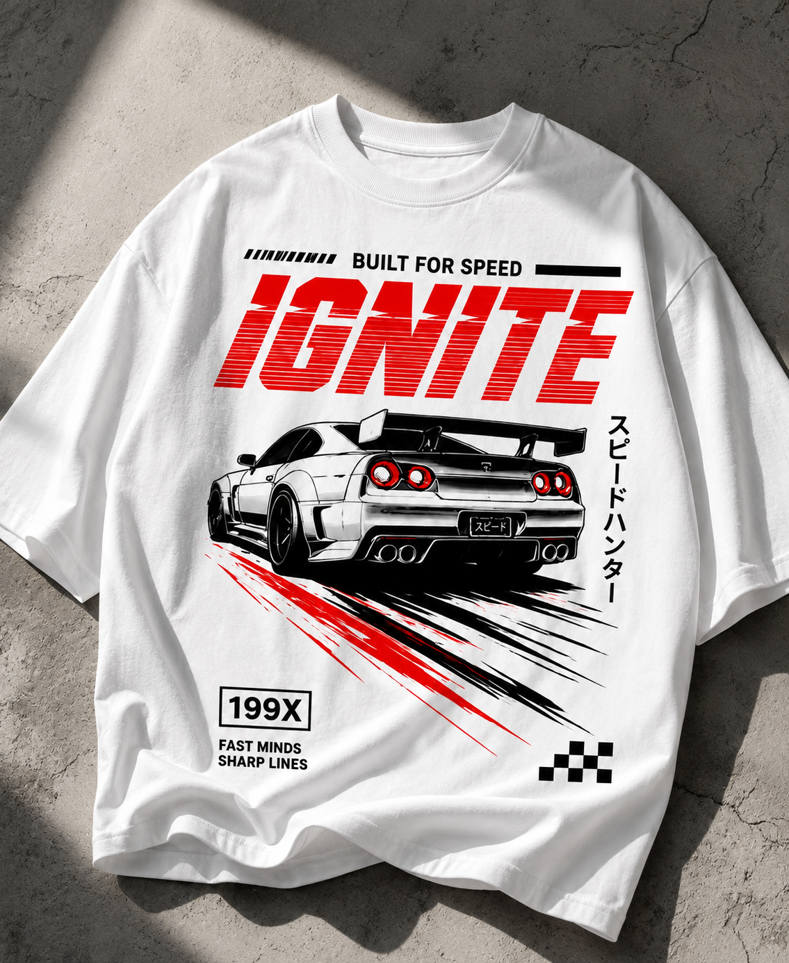 Ignite Built For Speed Oversized T-Shirt