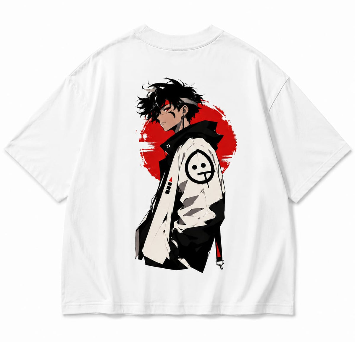 Red Sun Wanderer Oversized T-Shirt