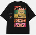 Five Pirates Panel Oversized T-Shirt – Black
