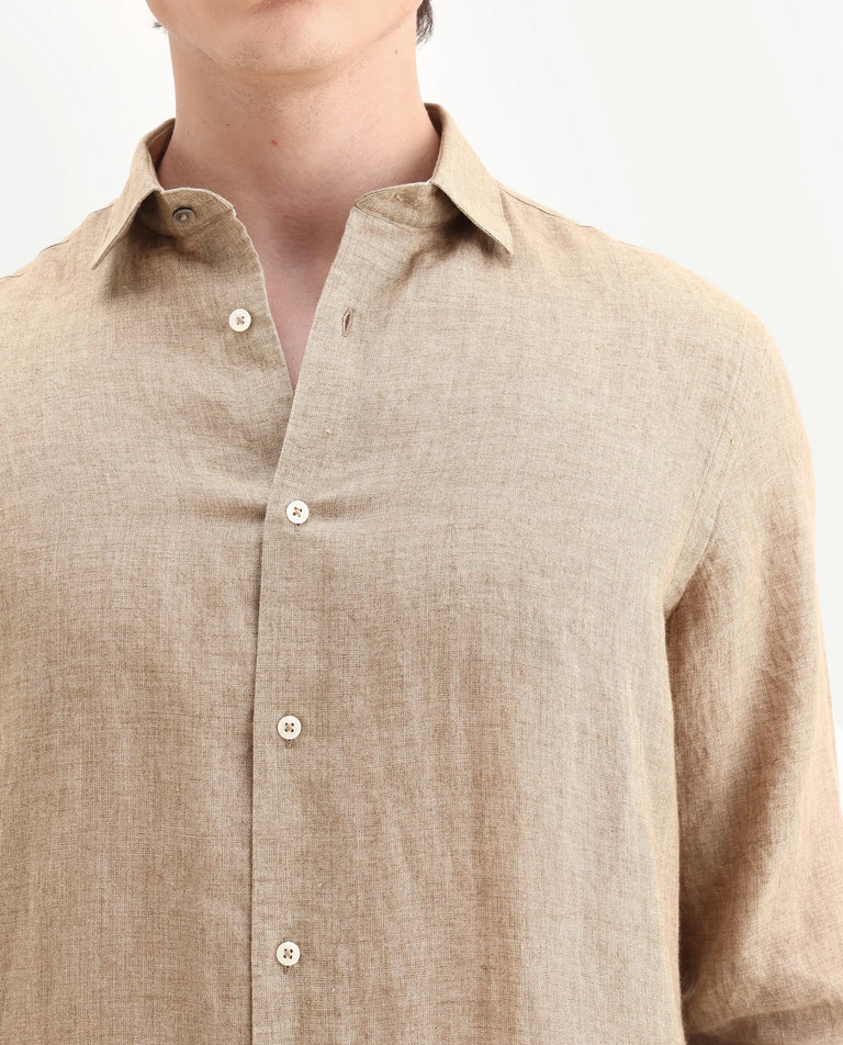 Linen Shirt – Light Khaki