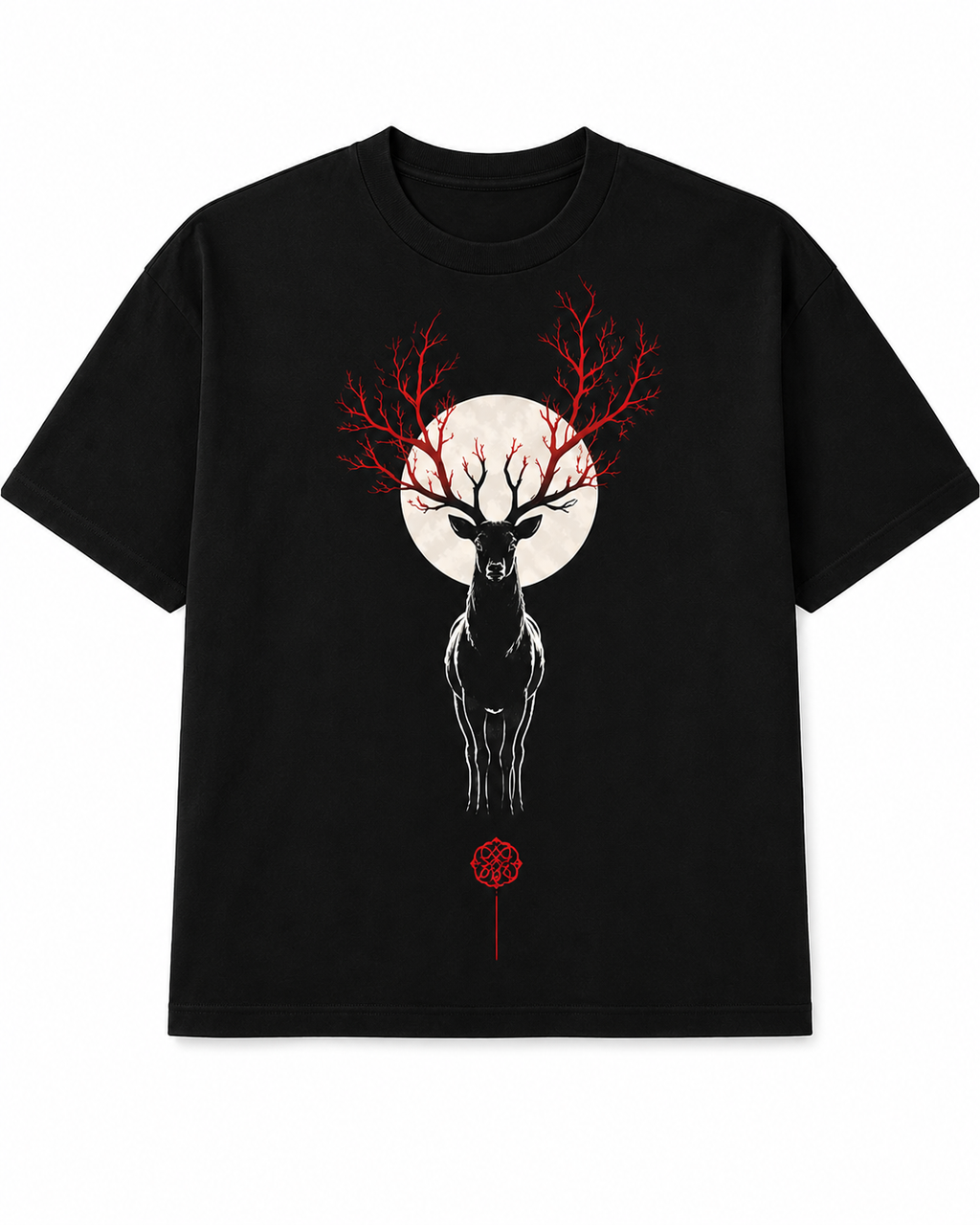 Moon Stag Oversized T-Shirt