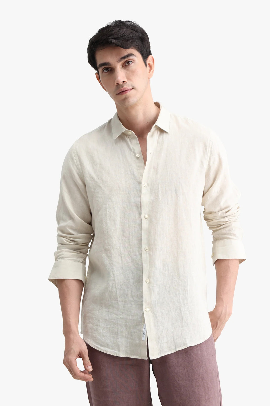 Linen Shirt – Ivory