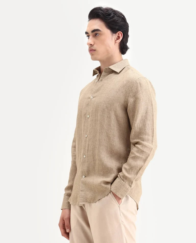 Linen Shirt – Light Khaki