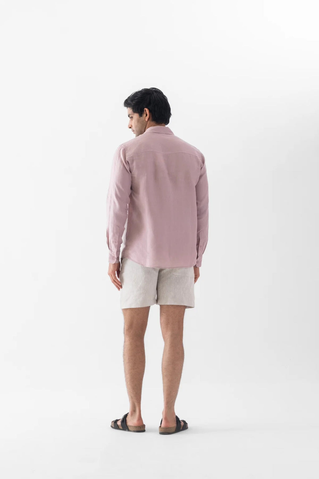 Linen Shirt – Blush Pink