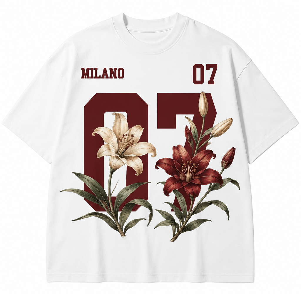 Milano 07 Lily Varsity Oversized T-Shirt