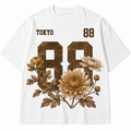 Tokyo 88 Floral Varsity Oversized T-Shirt
