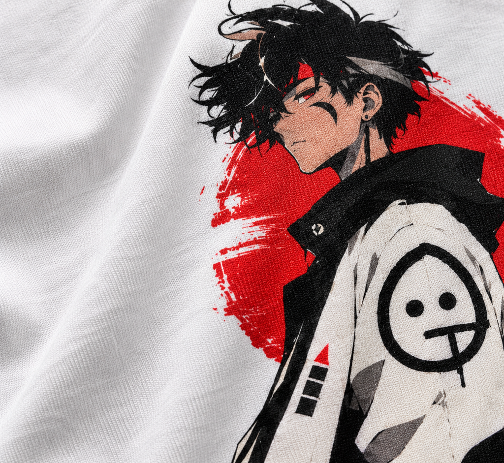 Red Sun Wanderer Oversized T-Shirt