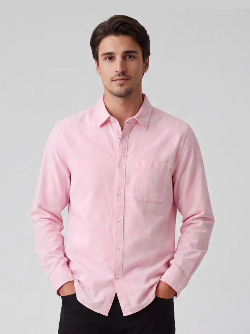 Oxford Shirt – Baby Pink