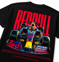 Racing Car Graphic Oversized T-Shirt