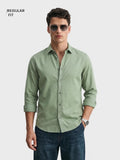 Pista green linen shirt