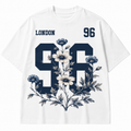 London 96 Floral Varsity Oversized T-Shirt