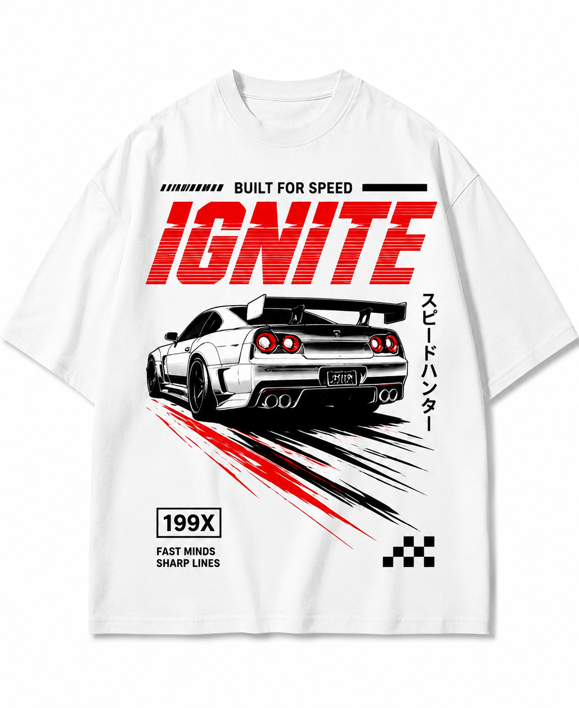 Ignite Built For Speed Oversized T-Shirt