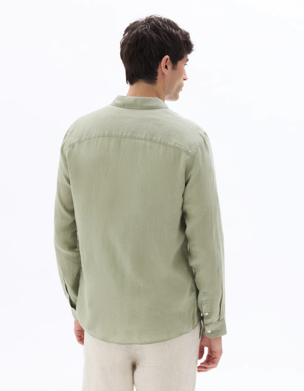Linen Shirt – Sage Green