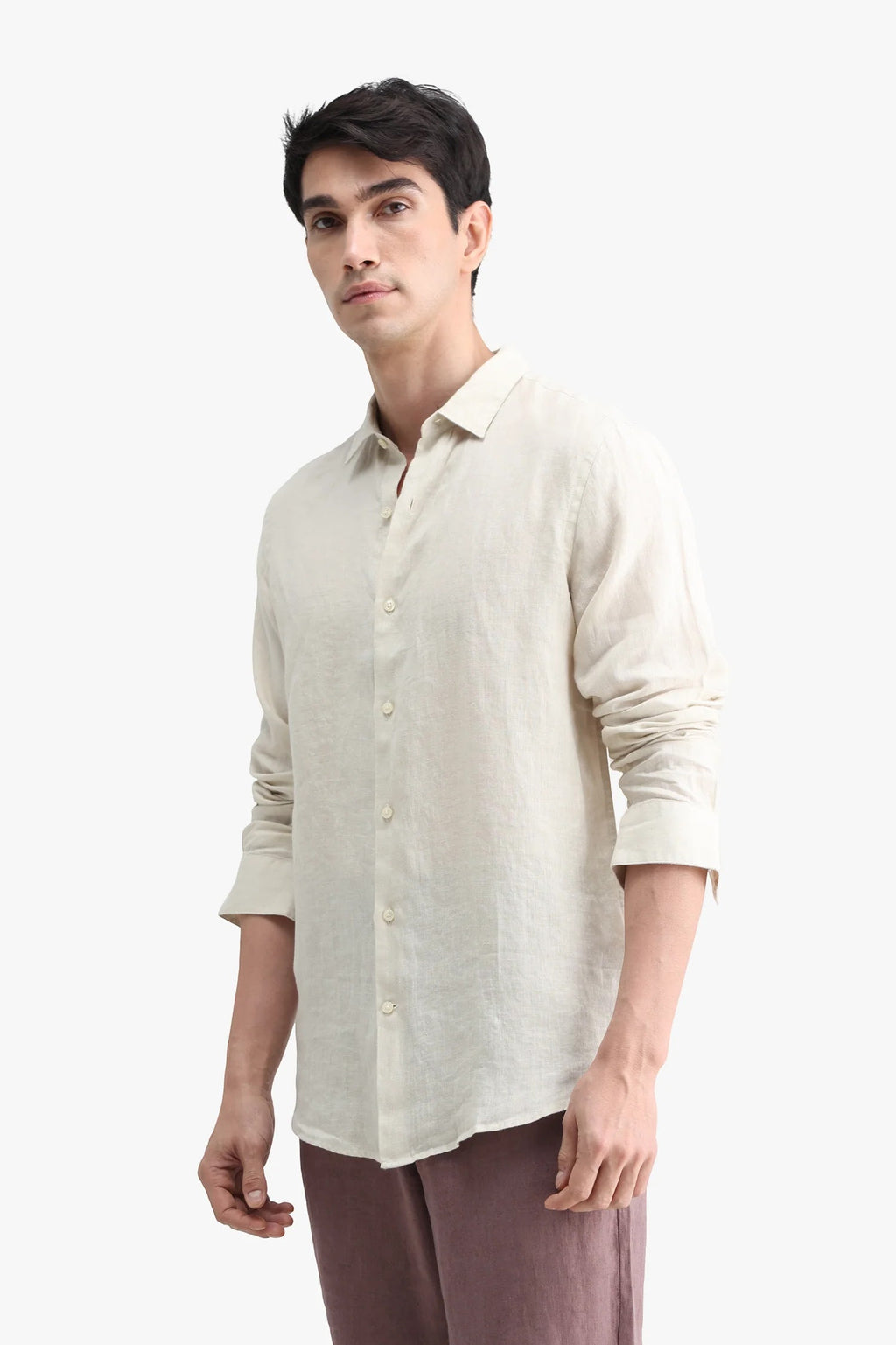 Linen Shirt – Ivory