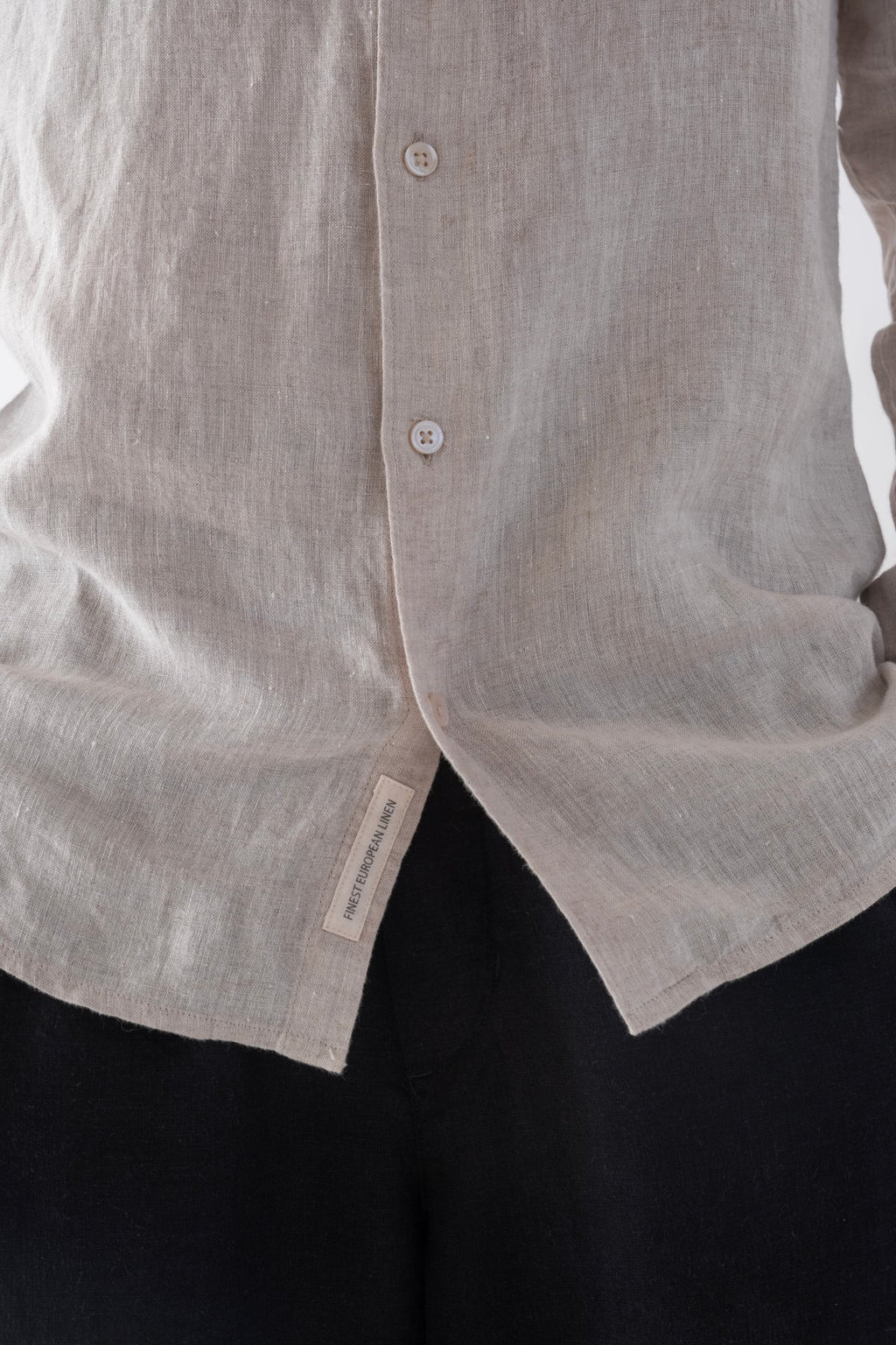 Linen Shirt – Stone