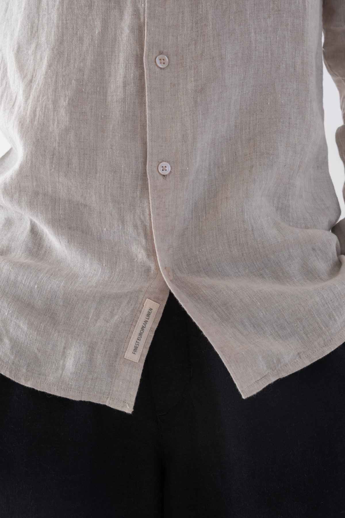 Linen Shirt – Stone