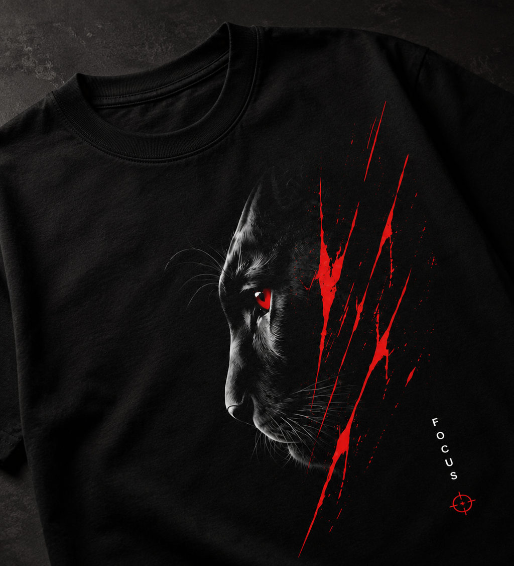 Shadow Panther Oversized T-Shirt