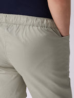 Pista Green Panelled-Knee Parachute Pants