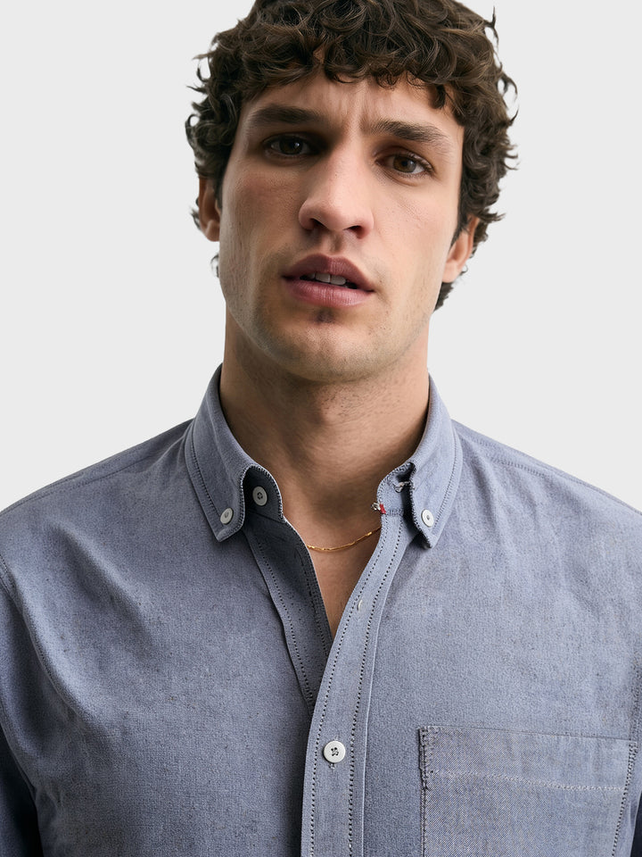 Grey Linen Shirt