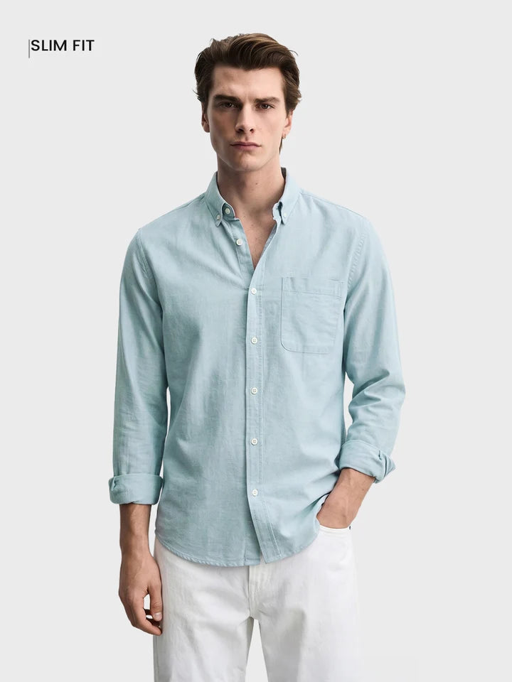 Light Green Linen Shirt