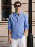 Sky Blue Linen Shirt