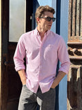 Pink Linen Shirt