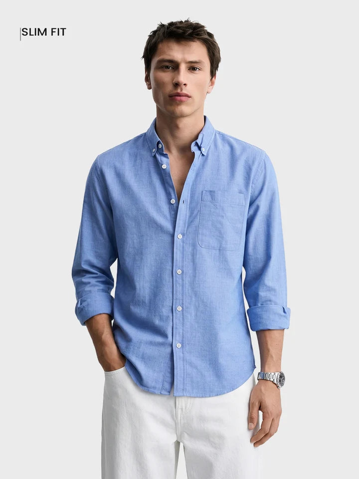 Sky Blue Linen Shirt
