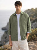 Green Linen Shirt