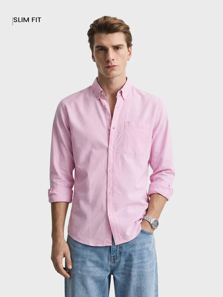 Pink Linen Shirt